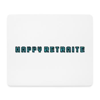 RETIREMENT. RETIREMENT. RETIRED. RETIREMENT - Mouse Pad (horizontal) - white - Front