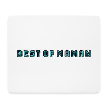 MAMA. MUTTERTAG. SCHÖNEN MUTTERTAG. ICH LIEBE - Mousepad (Querformat) - Weiß - Vorne