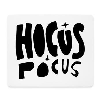 Hocus Pocus (black) - Mouse Pad (horizontal) - white - Front