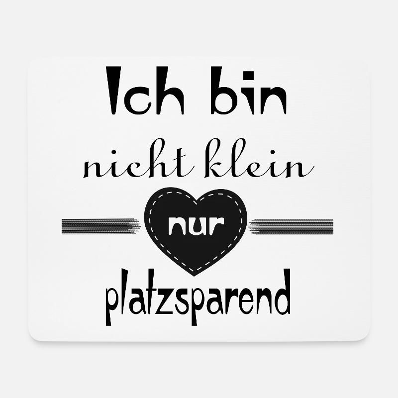 Ich bin nicht klein - Mousepad (Querformat) - Weiß