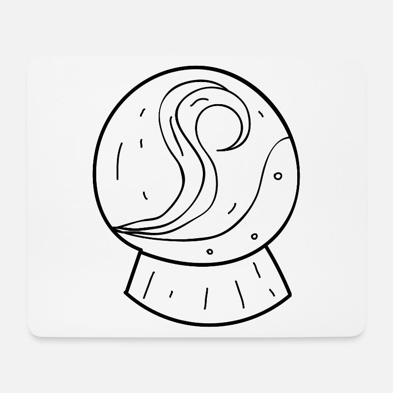 A magic ball! Simply magical! - Mouse Pad (horizontal) - white