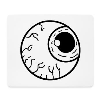 Magisches Auge - Mousepad (Querformat) - Weiß - Vorne