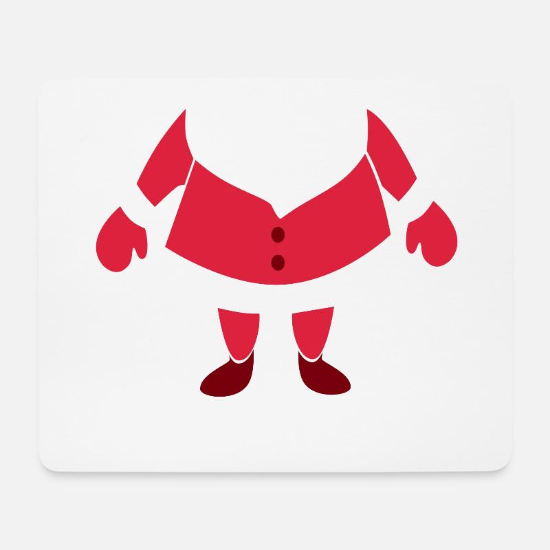 Weihnachten Weihnachtsmann Winter Schnee Santa - Mousepad (Querformat) - Weiß