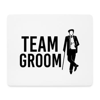 Team Groom - Mouse Pad (horizontal) - white - Front