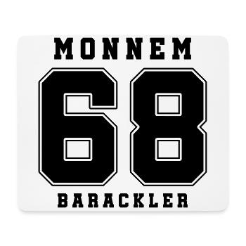 mannheimer shirt comedian mannheim uffbasse 68 - Mouse Pad (horizontal) - white - Front