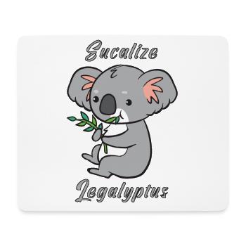 Eucalize Legalyptus 1 - Tapis de souris (format paysage) - blanc - Devant