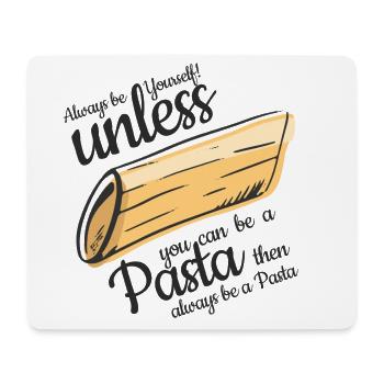 Pasta noodle dough spaghetti flour gift - Mouse Pad (horizontal) - white - Front
