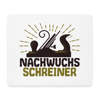 Schreiner Tischler Nachwuchs Hobel für Kinder - Mousepad (Querformat) - Weiß - Vorne