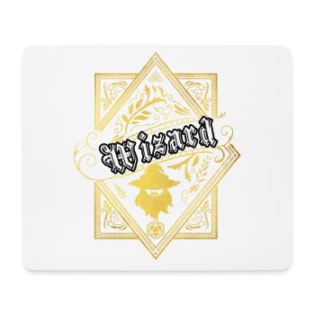 JDR Wizard classes de personnages RPG - Tapis de souris (format paysage) - blanc - Devant