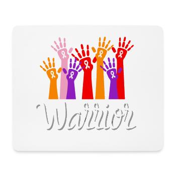 invisible disability / disease - Warrior - Mouse Pad (horizontal) - white - Front