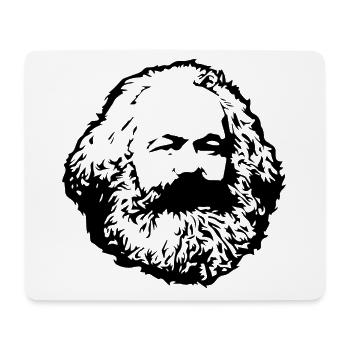 Karl Marx Gesicht Kommunismus Marxismus Philosoph - Mousepad (Querformat) - Weiß - Vorne
