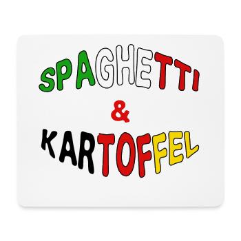 Deutsch-Italiano italienisch Geschenk lustig - Mousepad (Querformat) - Weiß - Vorne