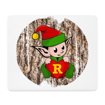 eleven r - Mouse Pad (horizontal) - white - Front