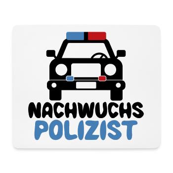 Polizei Nachwuchs Baby Junge Polizeiauto Kinder - Mousepad (Querformat) - Weiß - Vorne