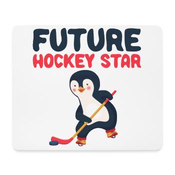 Future Hockey Star Eishockeyspieler Baby Junge - Mousepad (Querformat) - Weiß - Vorne