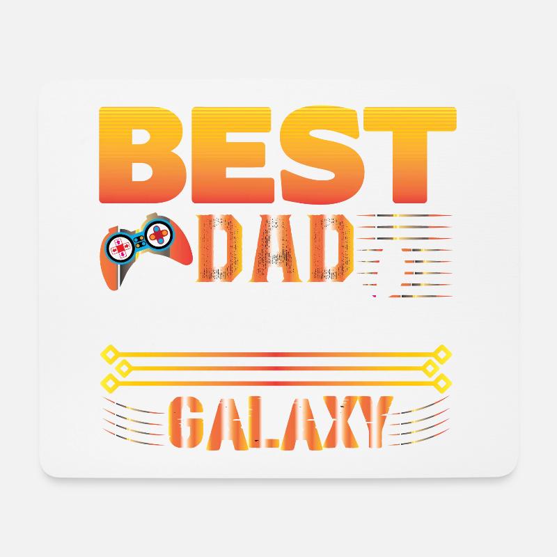 Bester Pap-Abstrich in der Galaxie - Mousepad (Querformat) - Weiß