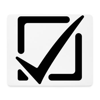Tick the box - Mouse Pad (horizontal) - white - Front