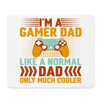 FATHER S DAY Gamer - Mousepad (Querformat) - Weiß - Vorne