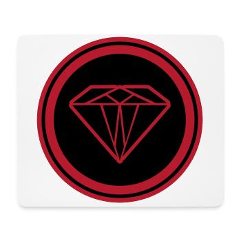 Diamond Symbol - Mouse Pad (horizontal) - white - Front