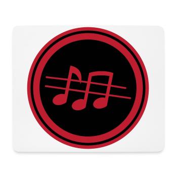 Partitions musicales - Tapis de souris (format paysage) - blanc - Devant