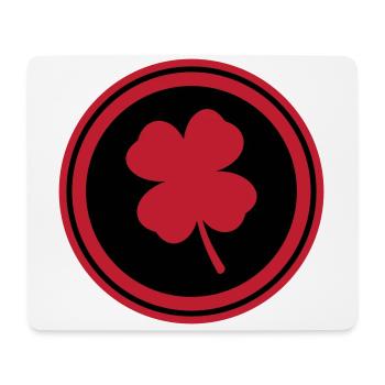 Clover Symbol - Mouse Pad (horizontal) - white - Front