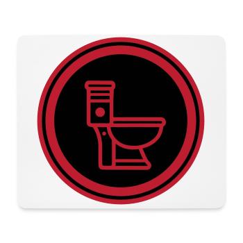 Wc toilet - Mouse Pad (horizontal) - white - Front