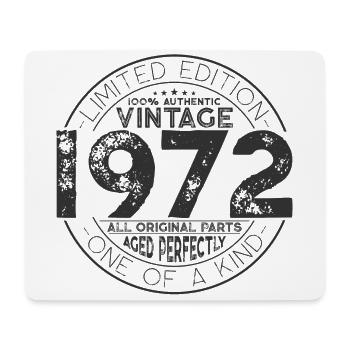 Born in 1972 Vintage Birthday Gift - Mouse Pad (horizontal) - white - Front