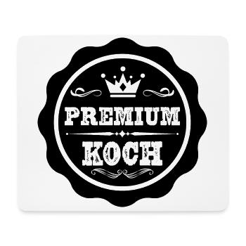 Premium Koch - Mousepad (Querformat) - Weiß - Vorne