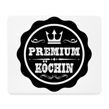 Premium Köchin - Mousepad (Querformat) - Weiß - Vorne