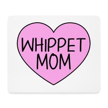 Bedlington Whippet Hund Mom Mama Frauchen Herz - Mousepad (Querformat) - Weiß - Vorne