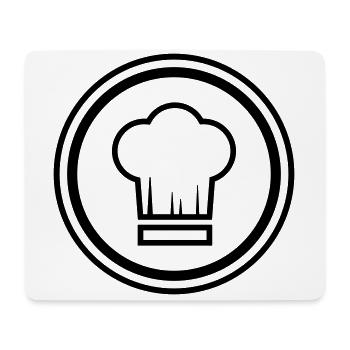 Chef's Hat Chef Chef Icon - Mouse Pad (horizontal) - white - Front