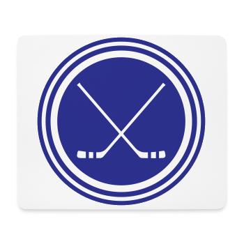 Eishockey hockeyschläger - Mousepad (Querformat) - Weiß - Vorne