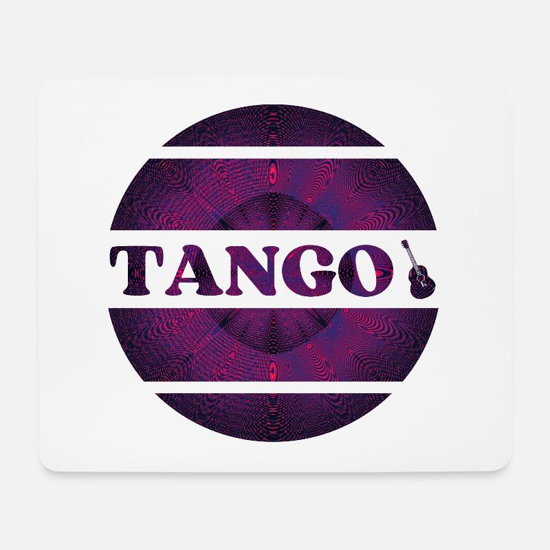 Tango tanzen - Mousepad (Querformat) - Weiß