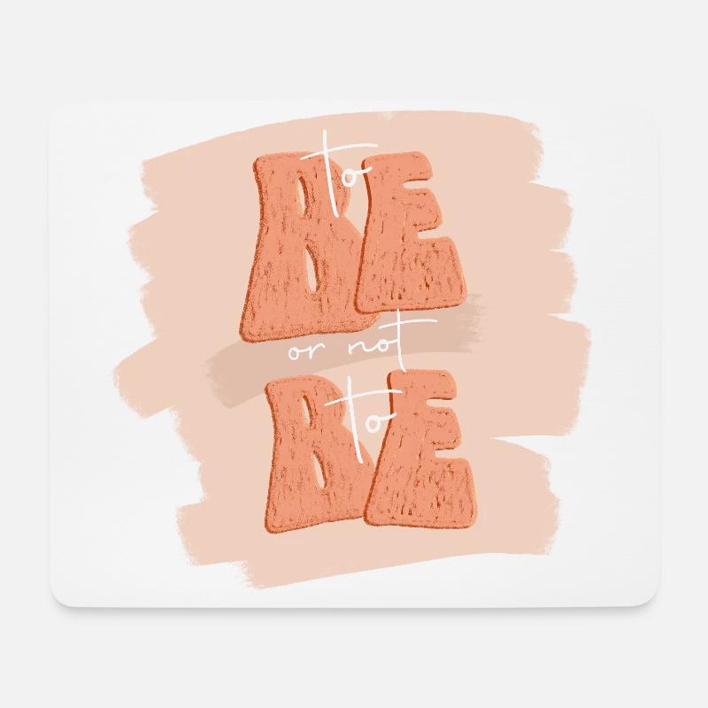 Sein oder Nichtsein - Mousepad (Querformat) - Weiß