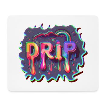 Buntes Faded-Rapper-Style Design - Mousepad (Querformat) - Weiß - Vorne