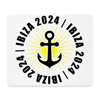 Jours fériés à Ibiza 2024 - Tapis de souris (format paysage) - blanc - Devant