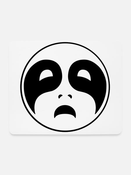 Sad Black Metal - Mouse Pad (horizontal) - white