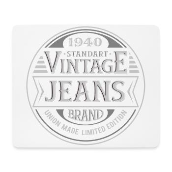 84th Anniversary Vintage Made in 1940 Retro - Mouse Pad (horizontal) - white - Front