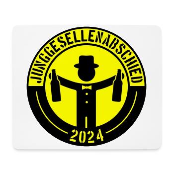 Junggesellenabschied 2024 - Mousepad (Querformat) - Weiß - Vorne