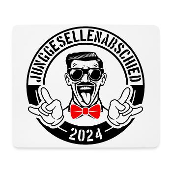 Junggesellenabschied 2024 - Mousepad (Querformat) - Weiß - Vorne