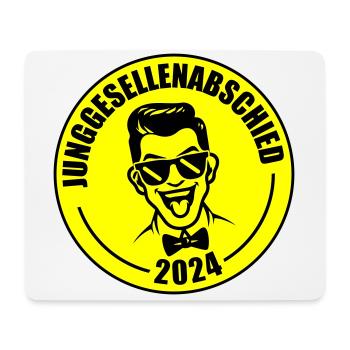 Junggesellenabschied 2024 - Mousepad (Querformat) - Weiß - Vorne