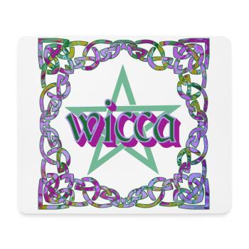 keltischer rahmen wicca e 230 - Mousepad (Querformat) - Weiß - Vorne