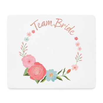 Team Bride - Mousepad (Querformat) - Weiß - Vorne