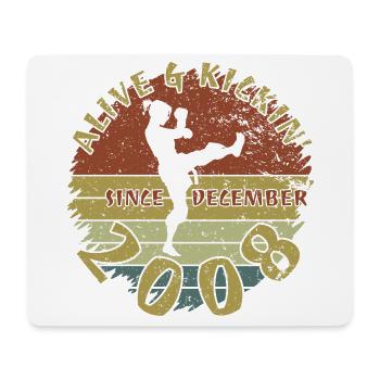 16ème anniversaire Alive and kickin sinc 12/2008 - Tapis de souris (format paysage) - blanc - Devant