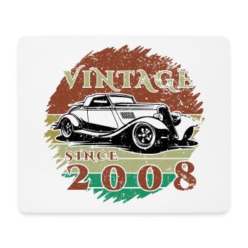 16ème Anniversaire Un Classique - Millésime depuis 2008 - Tapis de souris (format paysage) - blanc - Devant