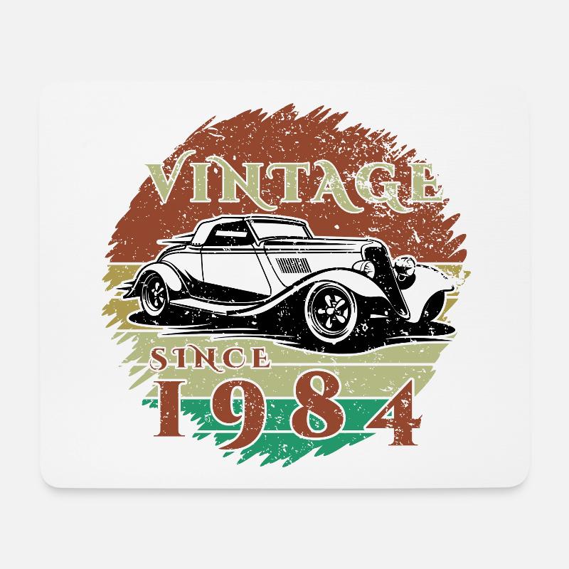 40. Geburtstag Ein Klassiker - Vintage since 1984 - Mousepad (Querformat) - Weiß
