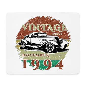 30th Birthday - Classic - Vintage since 11/1994 - Mouse Pad (horizontal) - white - Front
