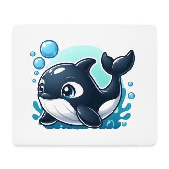 Orca 3 - Mousepad (Querformat) - Weiß - Vorne
