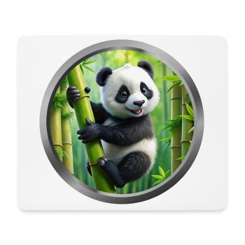 Baby Panda Animal - Mouse Pad (horizontal) - white - Front