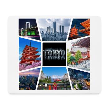 Tokyo Japan Asia Collage Skyline City Metropolis - Mouse Pad (horizontal) - white - Front